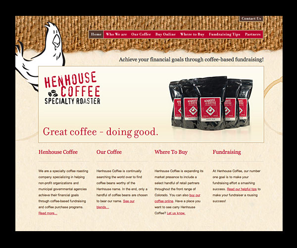 Henhouse Coffee Website