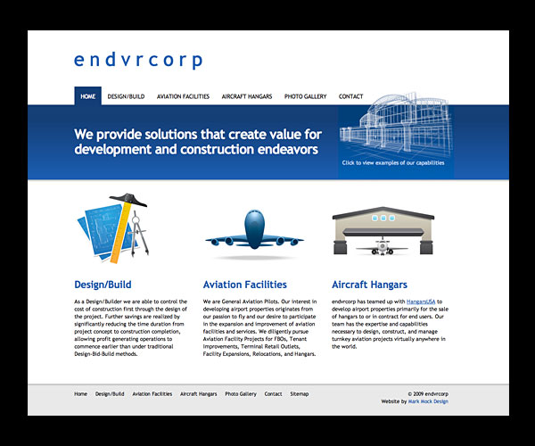 Endvrcorp Website